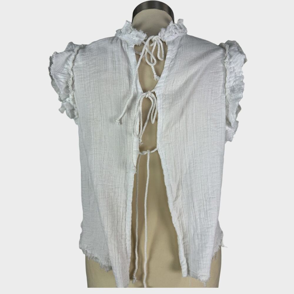 Free People Womens Simply Smiles Halter Blouse Top Small - Picture 5 of 10